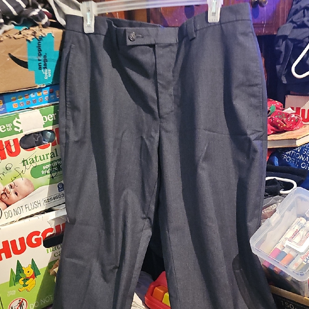 !!.         ?         Men's  34X30 Gray Dress Pants